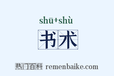 书术是什么意思的图片